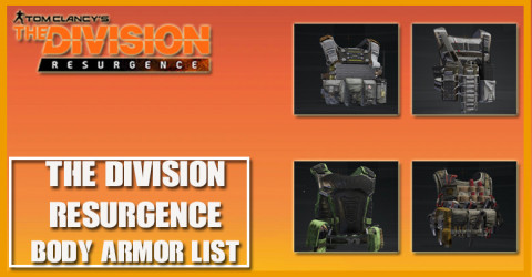 The Division Resurgence Body Armor - Gear List
