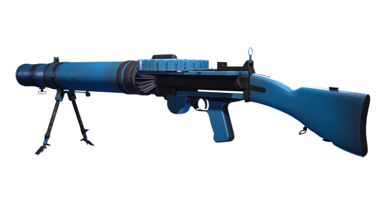 The Finals Dye Job Blue Lewis Gun Skin- zilliongamer