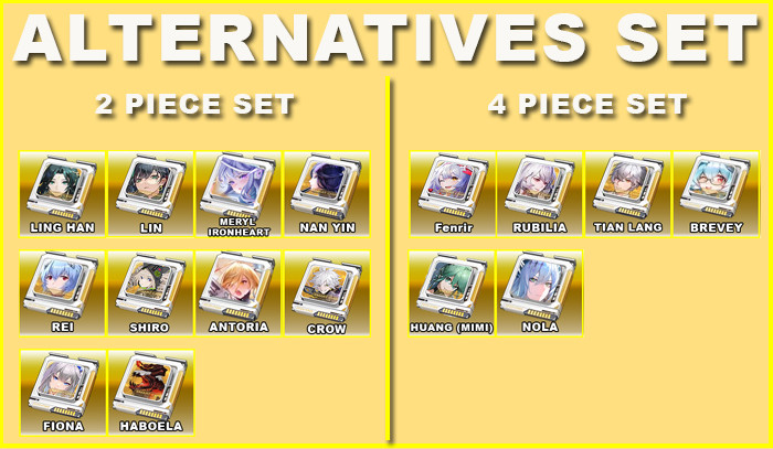 Best Alternatives Matrix Set For Hipper | Tower of Fantasy - zilliongamer