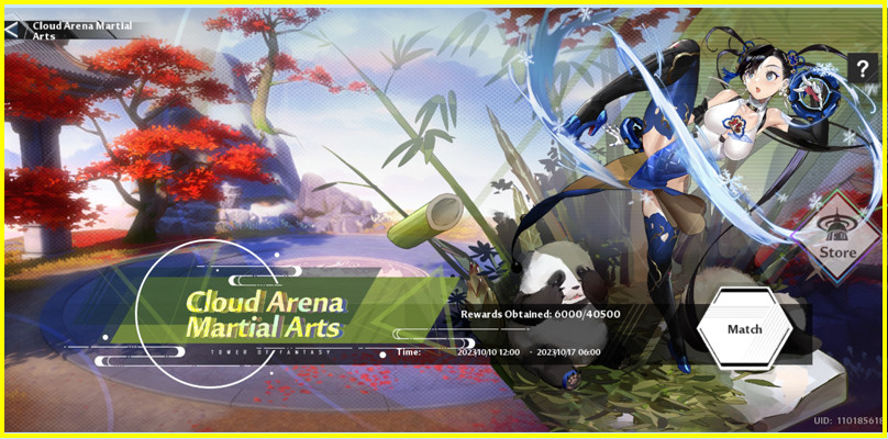 Cloud Arena Martial Arts Event | Tower of Fantasy