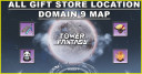 Domain 9 Map - All Gift Store Location | Tower of Fantasy