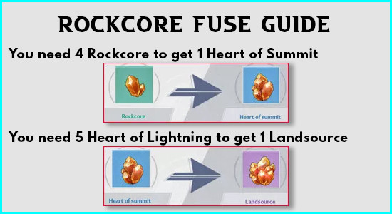 Rockcore Fuse Guide Tower of Fantasy - zilliongamer