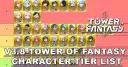 V3.8 Character Tier List | Tower of Fantasy