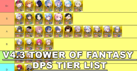 V4.3 Tower of Fantasy DPS Tier List 2024 V4.3 Tower of Fantasy DPS Tier List 2024