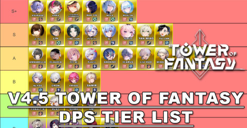 V4.5 Tower of Fantasy DPS Tier List 2024 V4.5 Tower of Fantasy DPS Tier List 2024