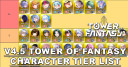 V4.5 Character Tier List | Tower of Fantasy