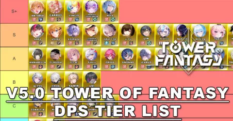 V5.0 Tower of Fantasy DPS Tier List 2025