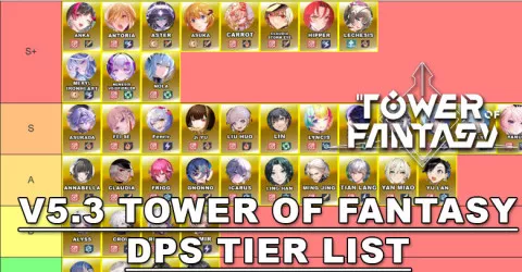 V5.3 Tower of Fantasy DPS Tier List 2025 V5.3 Tower of Fantasy DPS Tier List 2025