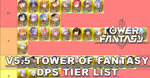 V5.5 Tower of Fantasy DPS Tier List 2025
