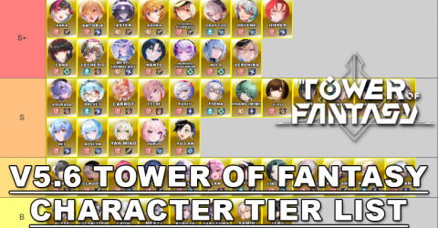 V5.6 Character Tier List | Tower of Fantasy