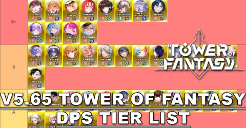 V5.65 Tower of Fantasy DPS Tier List 2026