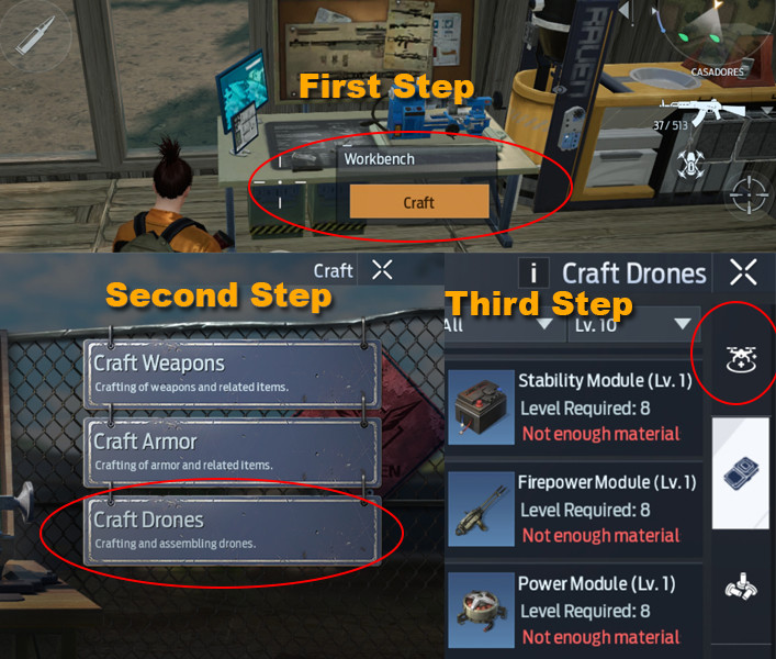 How to Craft Emp Drone in Undawn 