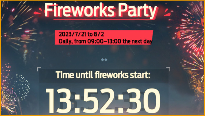 Fireworks Party Undawn 