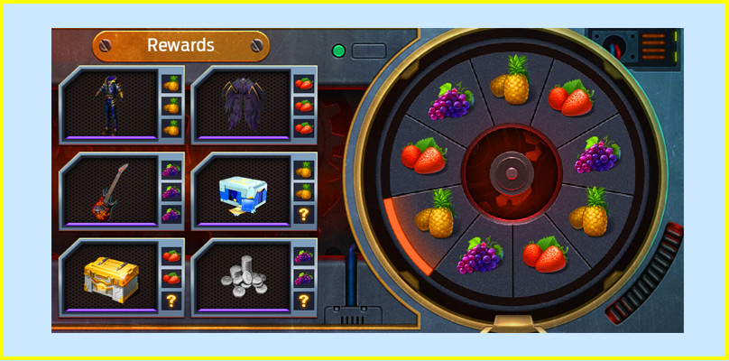 Fruit Spin Event Rewards Undawn - zilliongamer