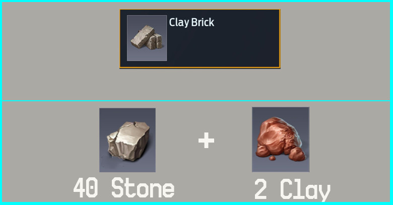 Clay Brick How To Craft Undawn - zilliongamer