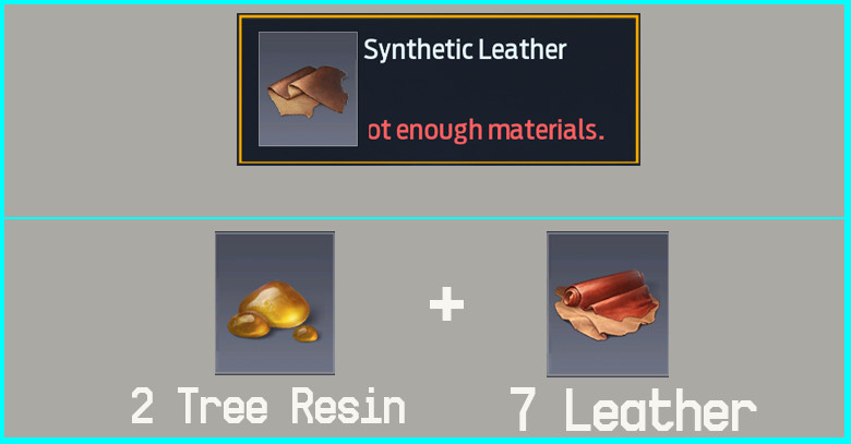 Synethic Leather How To Craft Undawn - zilliongamer