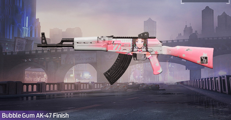Bubble Gum AK 47 Skin Undawn - zilliongamer