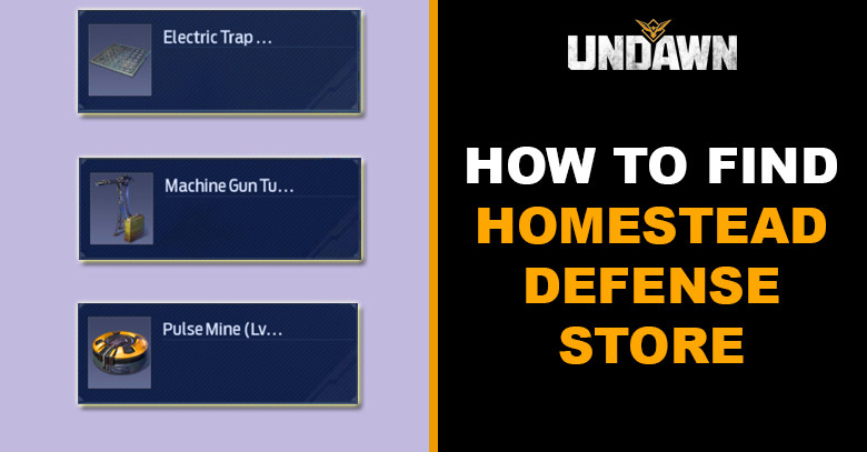 Undawn Homestead Defense Store