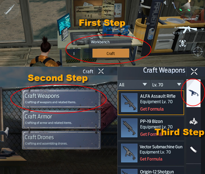 How to Craft ALFA Assualt Rifle in Undawn
