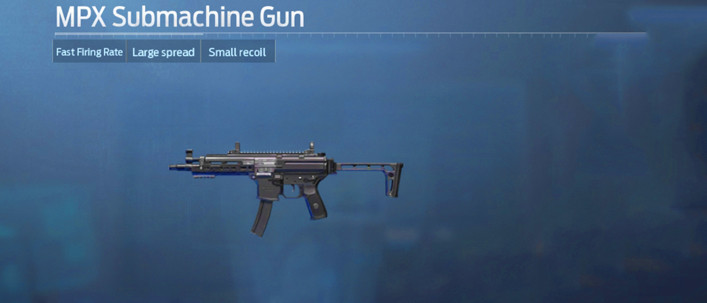 MPX Submachine Gun in Undawn