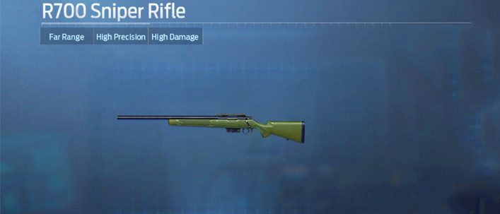 R700 Sniper Rifle in Undawn 