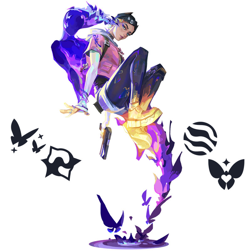 Valorant Clove Artwork and Ability Icons - zilliongamer