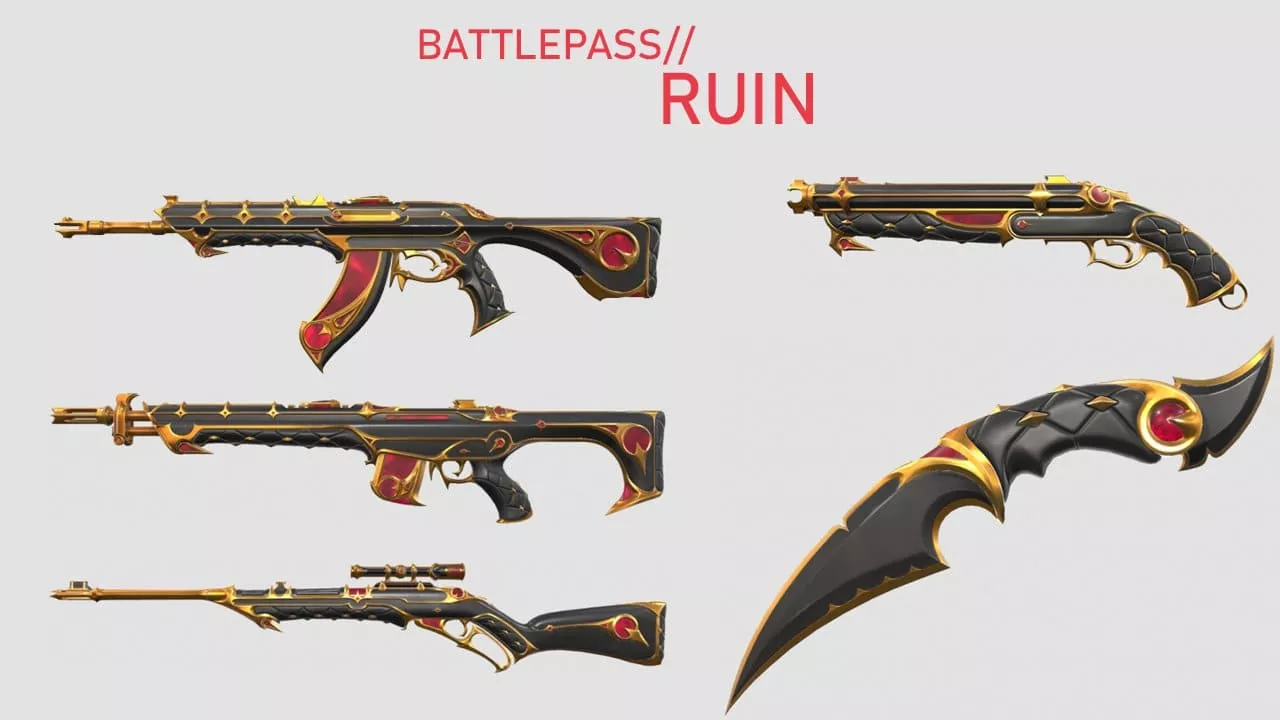 Valorant Battle Pass Ruin Bundle Set - zilliongamer