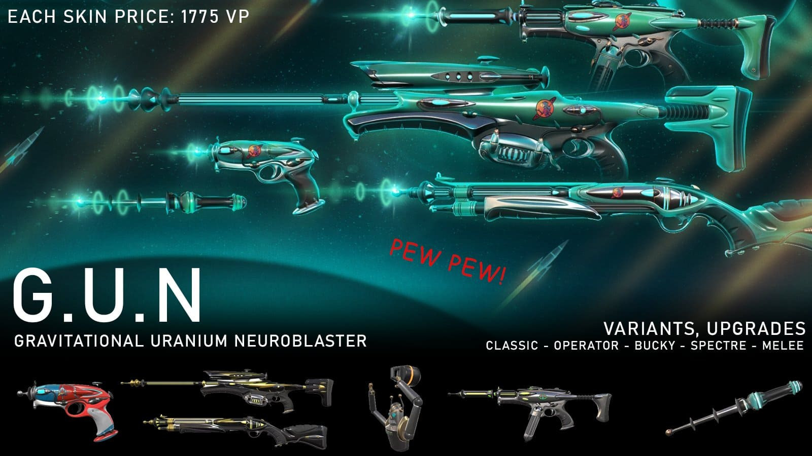 Valorant G.U.N Skin Bundle Collection - zilliongamer