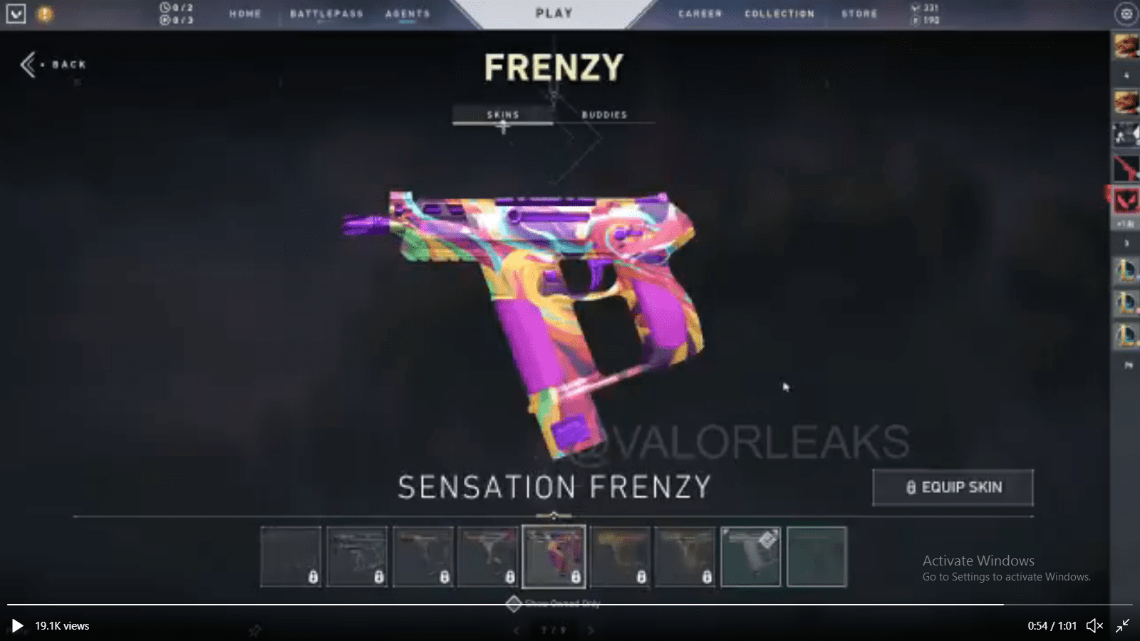 Sensation Skin Bundle Valorant Zilliongamer