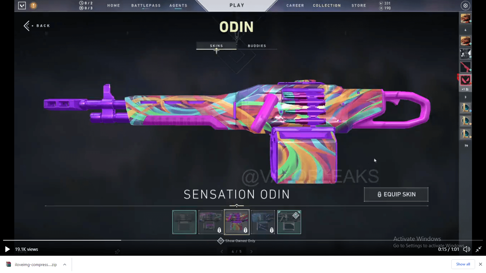 Sensation Skin Bundle: Sensation Odin - zilliongamer