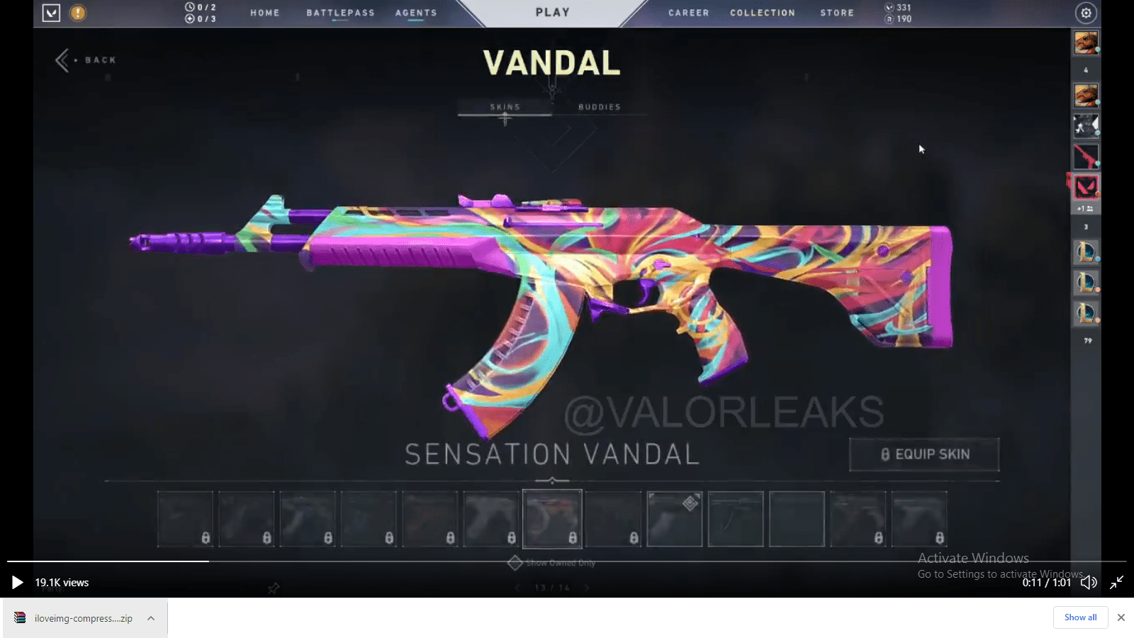 Sensation Skin Bundle: Sensation Vandal - zilliongamer