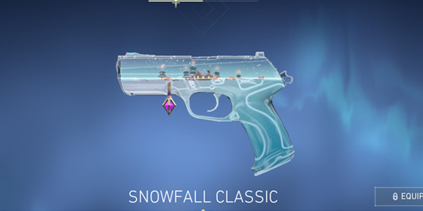 Valorant Snowfall Classic skin - zilliongamer