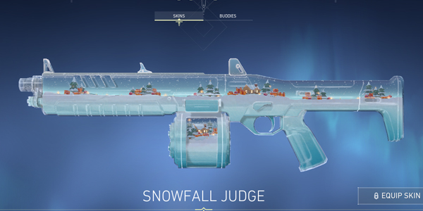 Valorant Snowfall Judge skin - zilliongamer