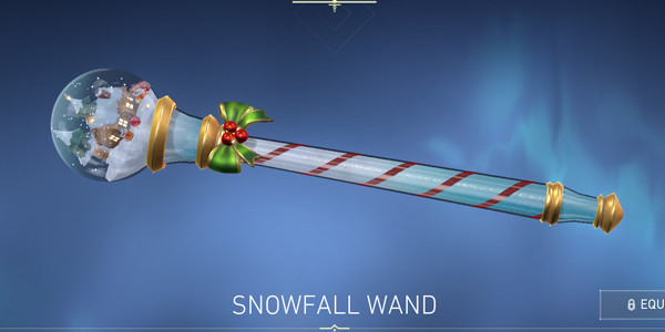 Valorant Snowfall Wand skin - zilliongamer