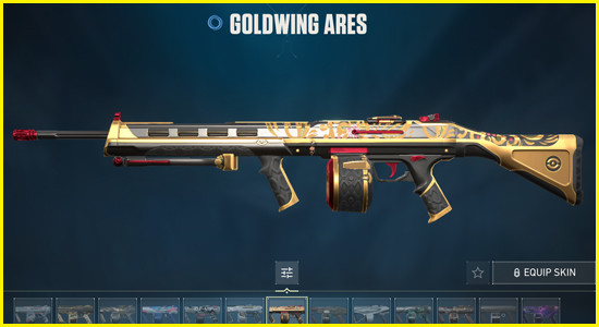 Goldwing Ares Skins Valorant - zilliongamer