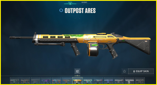 Outpost Ares Skins Valorant - zilliongamer
