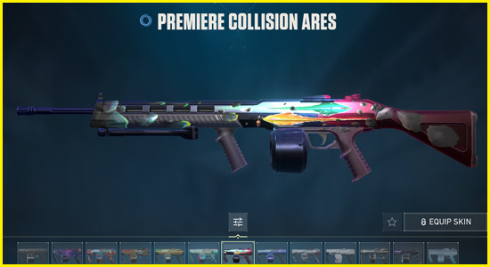 Premiere Collision Ares Skins Valorant - zilliongamer
