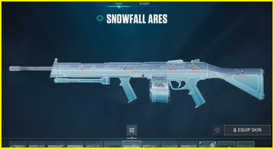 Snowfall Ares Skins Valorant - zilliongamer