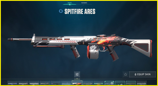 Spitfire Ares Skins Valorant - zilliongamer