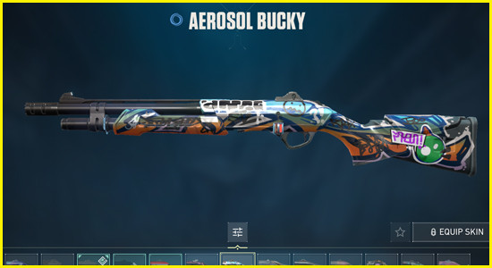 Aerosok Bucky Skin Valorant - zilliongamer