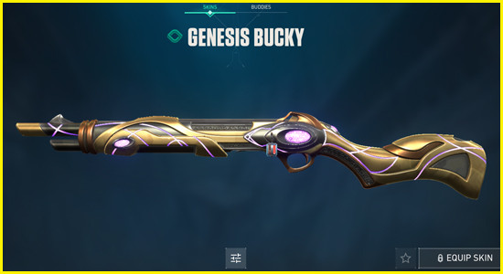 Genesis Bucky Skin Valorant - zilliongamer