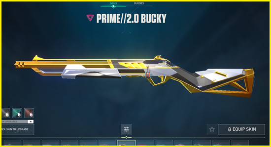 Prime 2.0 Bucky Skin Valorant - zilliongamer