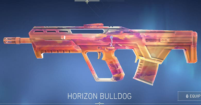 Valorant Bulldog Skin: Horizon Bulldog - zilliongamer