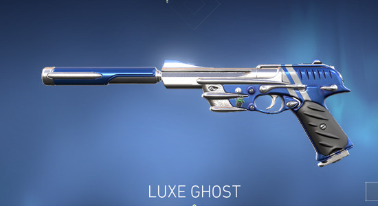 Luxe Ghost in Valorant - zilliongamer