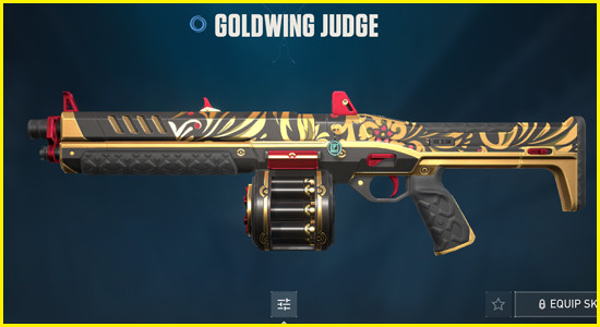 Goldwing Judge Skin Valorant - zilliongamer