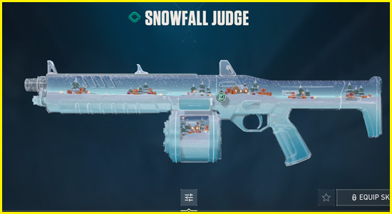 Snowfall Judge Skin Valorant - zilliongamer