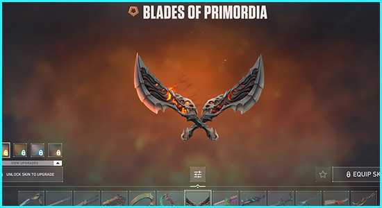 Blades of Primordia Skin Valorant - zilliongamer