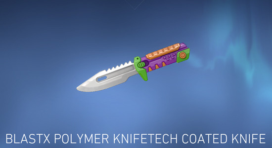 Blastx Polymer Knifetech Coated Knife in Valorant - zilliongamer