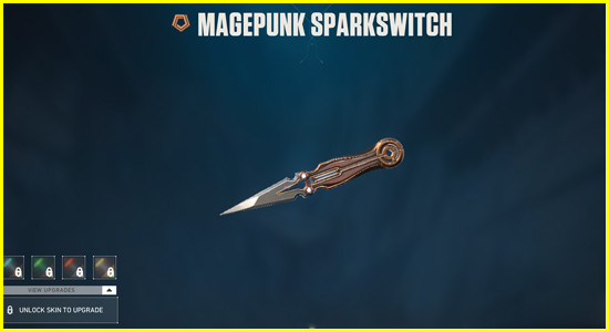 Magepunk Sparkswitch Knife Skin Valorant - zilliongamer