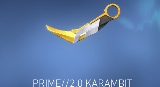 Prime 2.0 Karambit Knife in Valorant - zilliongamer